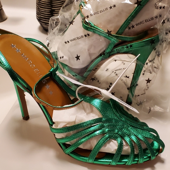 Brand new MARC ELLIS SANDALS VENTOTENE-194 WOMAN GREEN size 40 - Picture 2 of 9